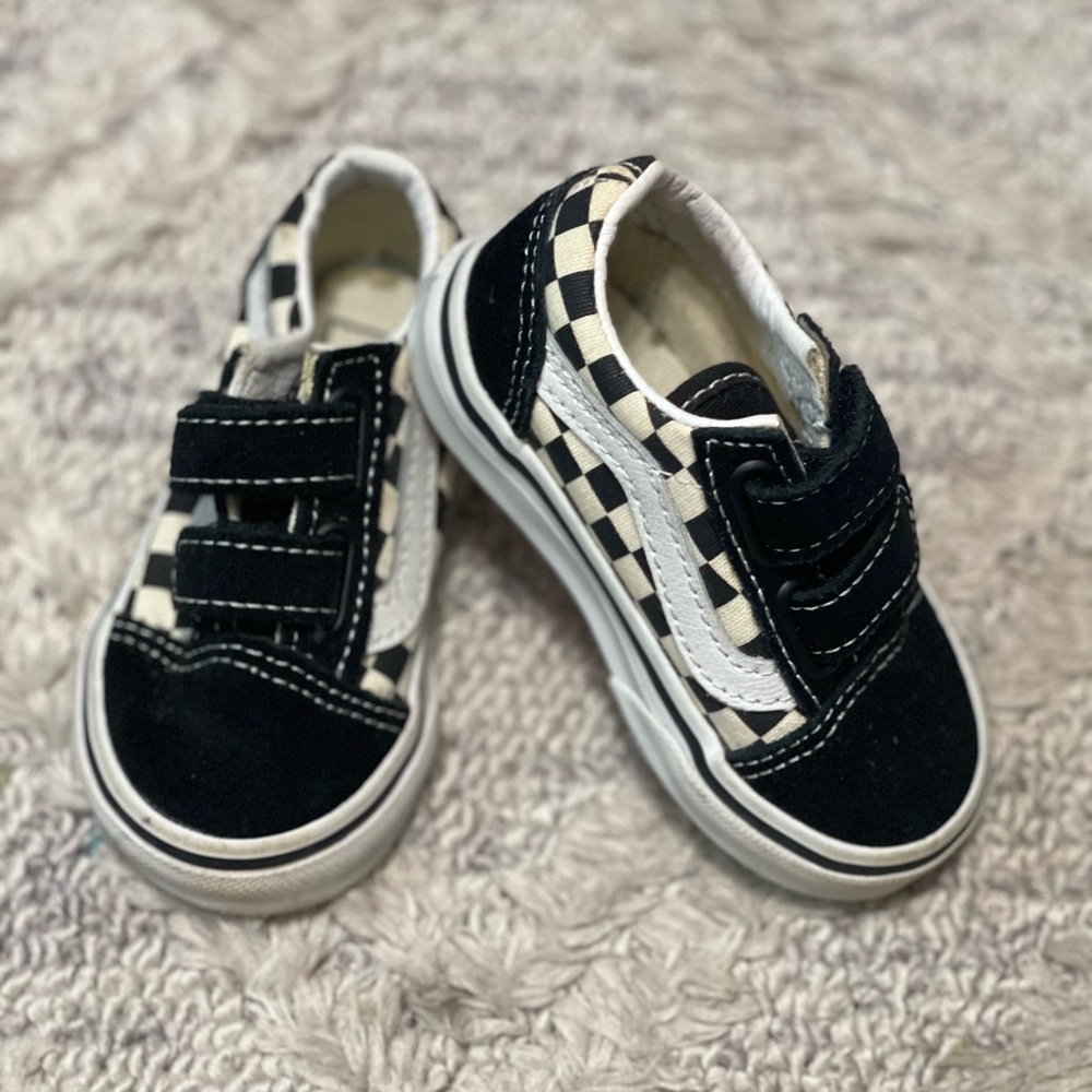 Toddler Old Skool Vans Checkerboard shoe
